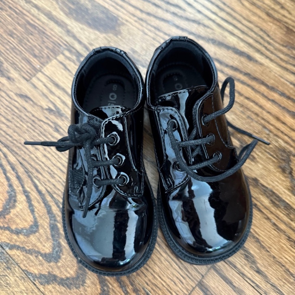 Black Tux Toddler Shoes